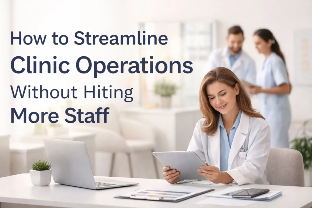 How to Streamline Clinic Operations Without Hiring More Staff alheon12mrj