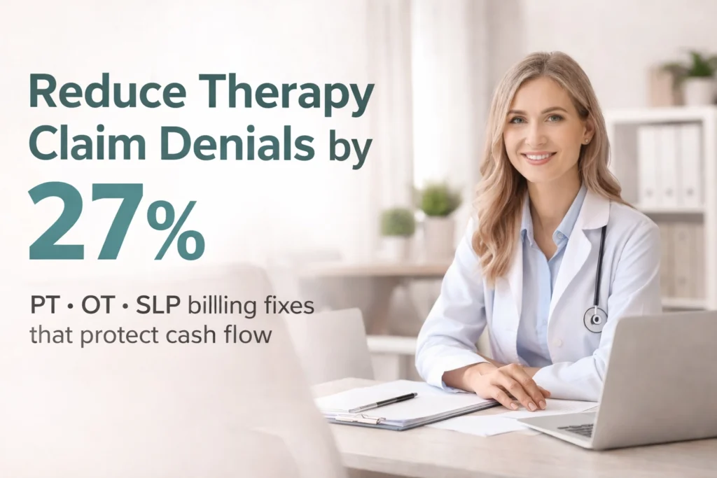 How Outpatient Therapy Clinics Can Reduce Claim Denials by 27% (and Improve Cash Flow Without Burning Out Staff) bfpefrx9baz