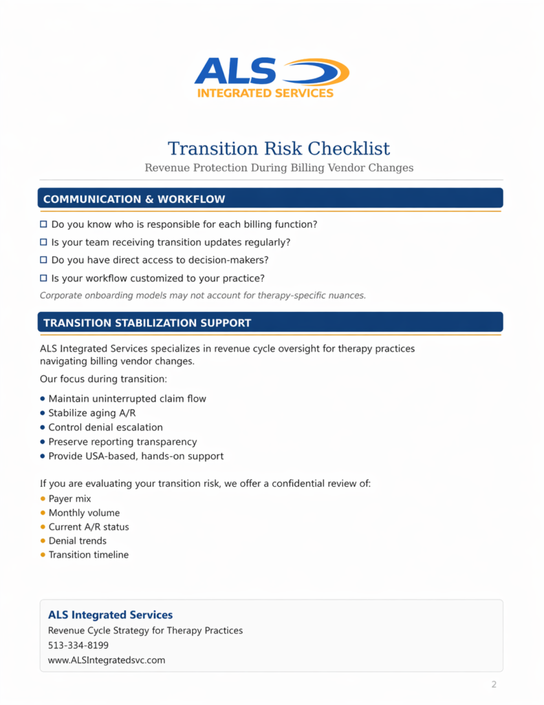 Risk Checklist